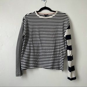 TOPSHOP Stripped Top